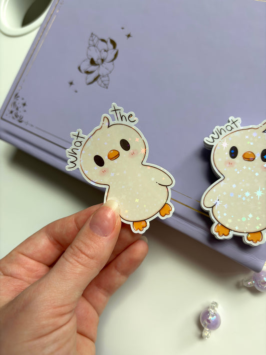 What The Duck Milo Sticker