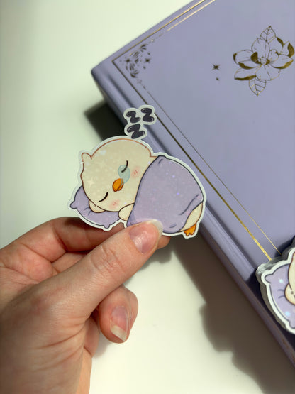 Sleeping Milo Sticker