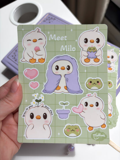 Sticker Sheet - Meet Milo