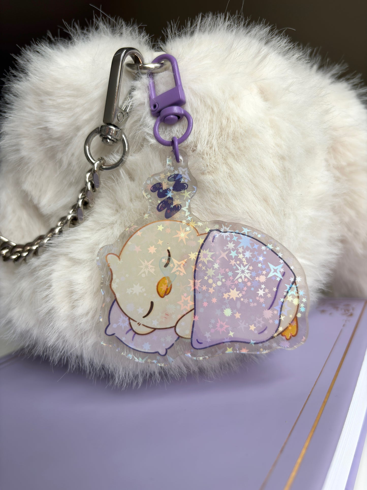 Milo Sleeping Keychain
