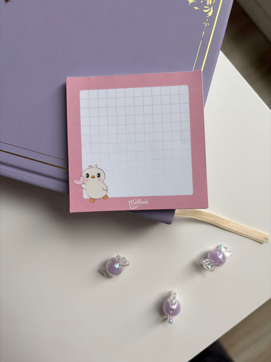 Memo Pad Meet Milo Pink