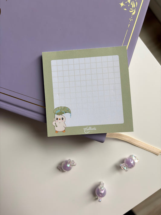 Memo Pad Meet Milo Green