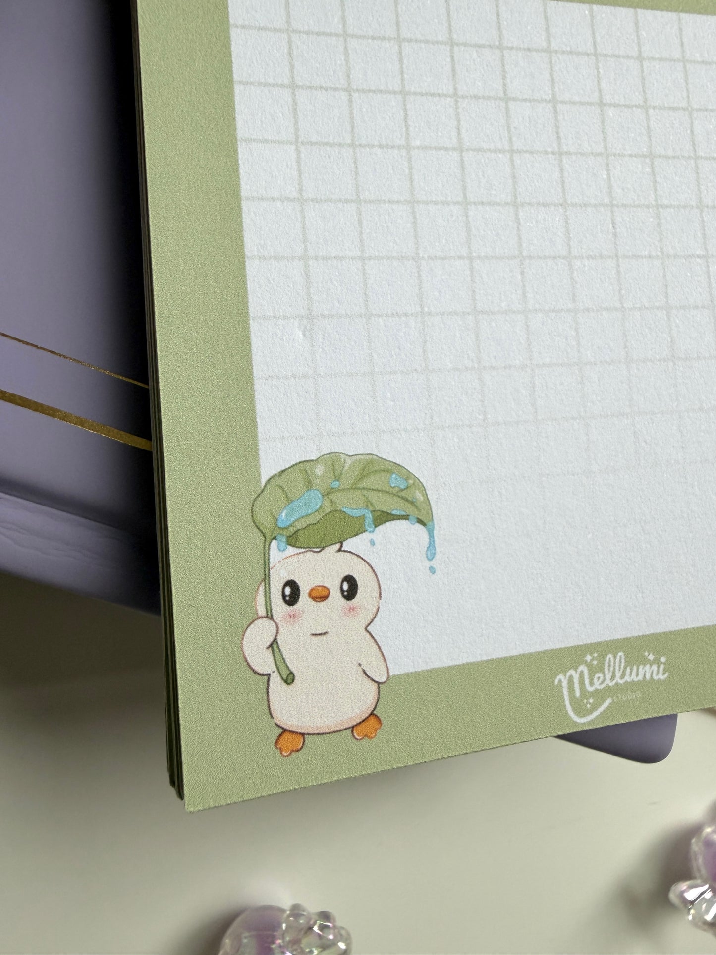 Memo Pad Meet Milo Green