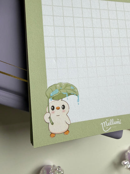 Memo Pad Meet Milo Green