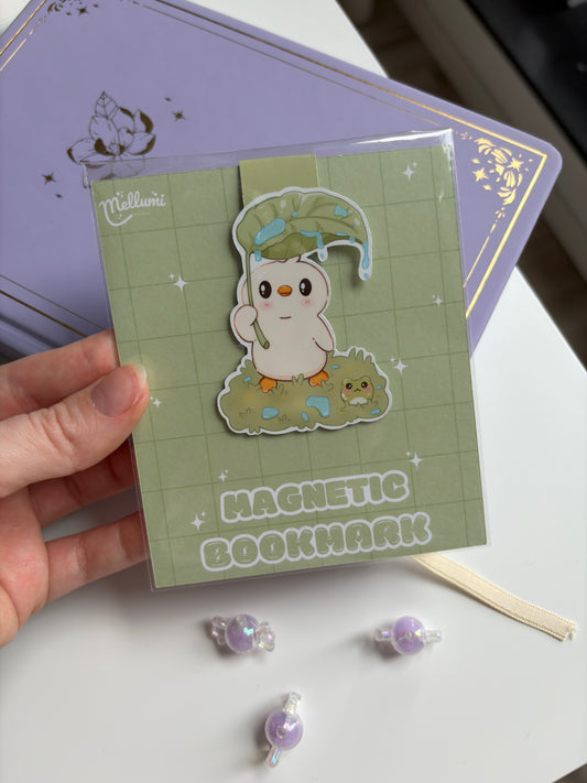Magnetic Bookmark - Leaf Umbrella Milo