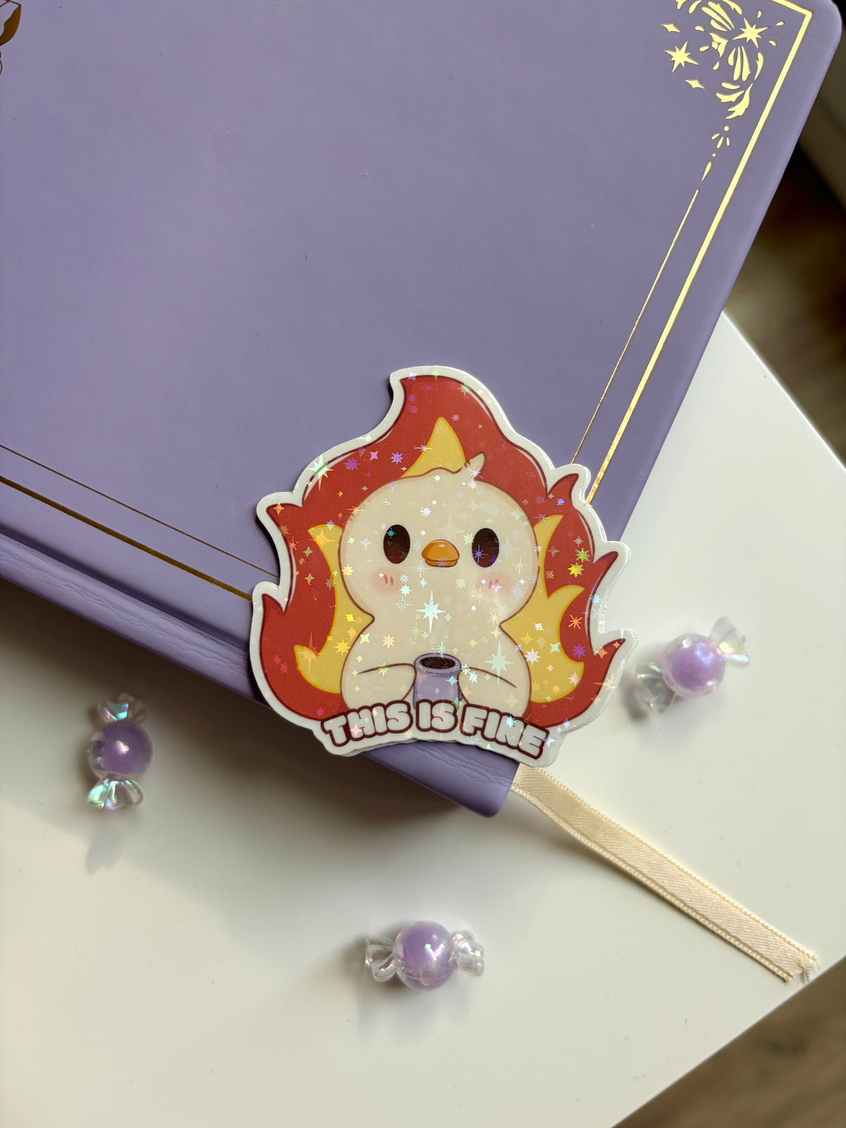 This is Fine Milo Sticker
