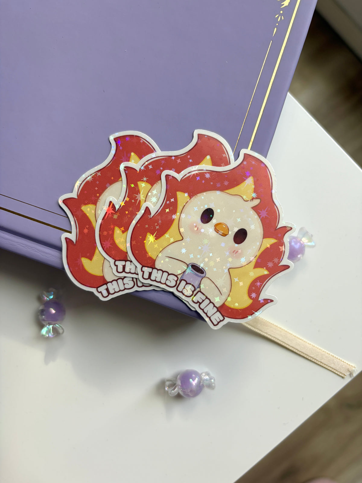 This is Fine Milo Sticker